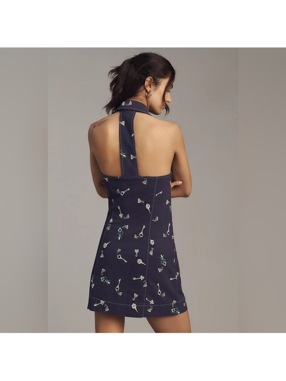 Anthropologie The Amelia Collared Mini Dress by Maeve